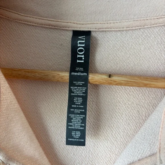 Vuori Women's Cream Sweatshirt - Picture 9 of 12